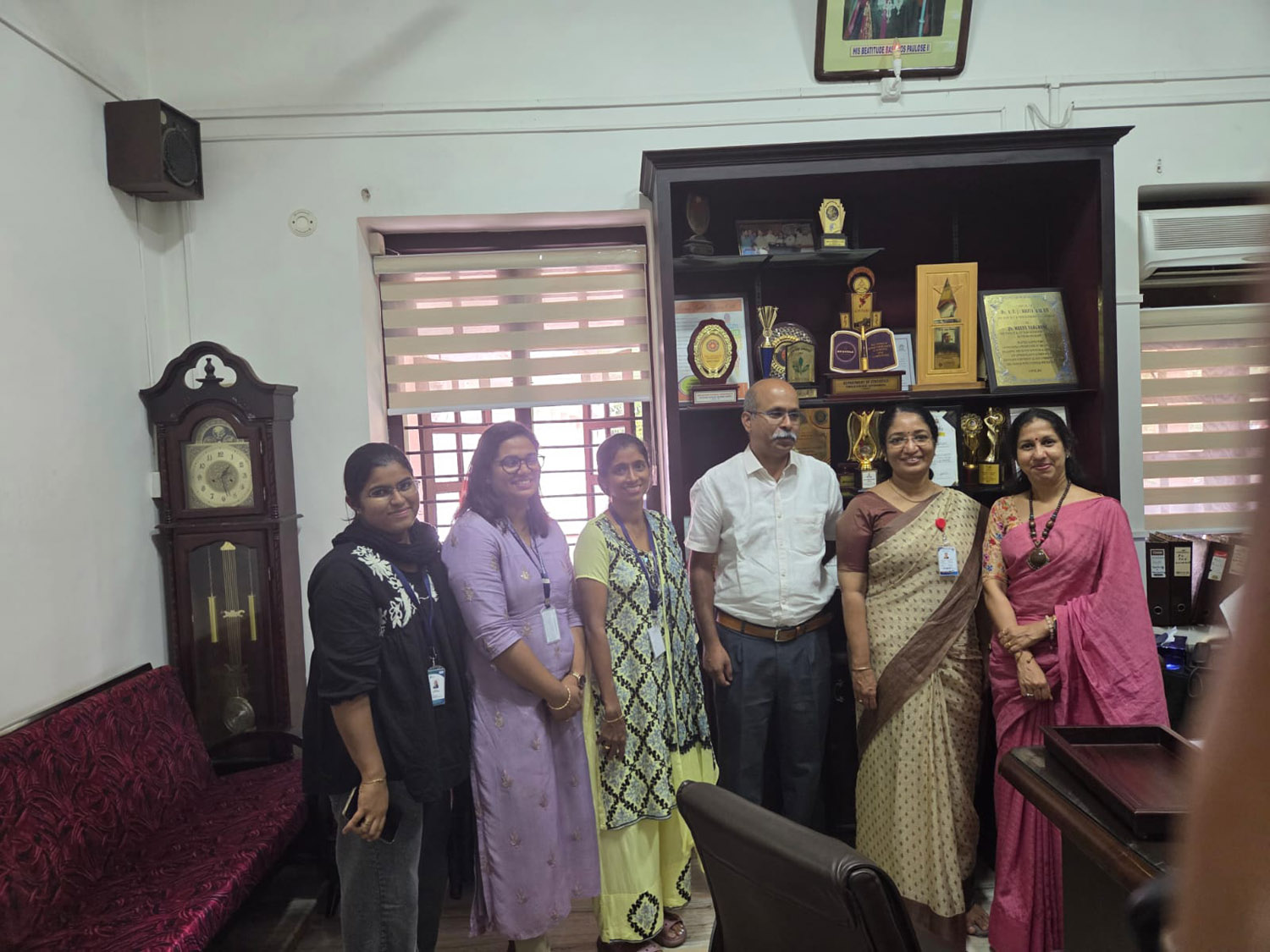 Awareness programme at Mar Athanasius College followed by a meet up with Principal Dr. Manju Kurian